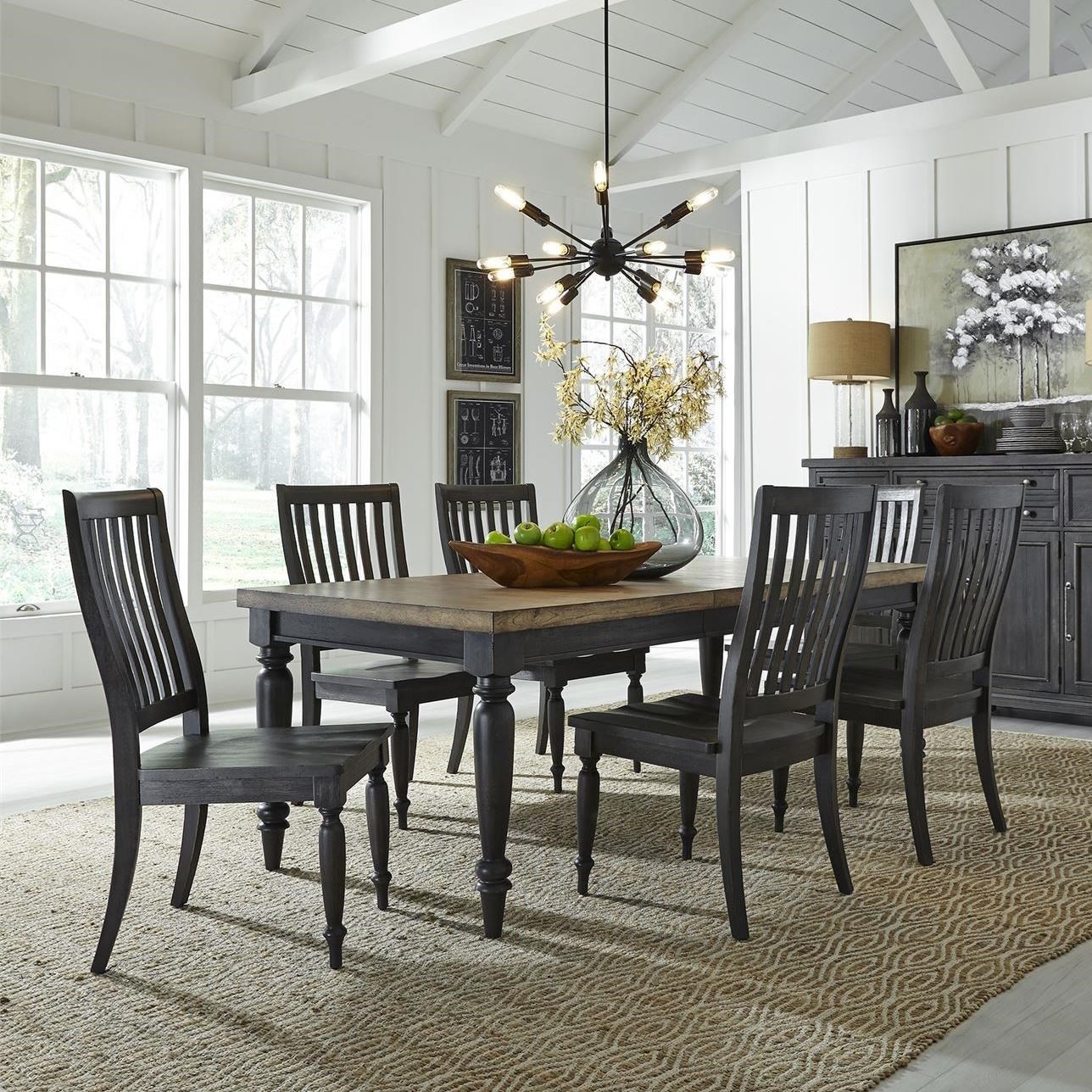 Glenn hill 7 on sale piece dining set